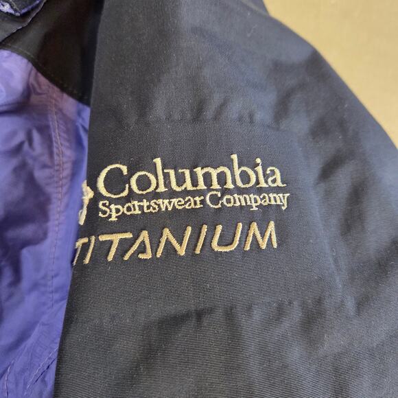 Columbia Titanium Omni-Tech Women’s 3-in-1 Jacket Purple Black Small - Picture 12 of 13